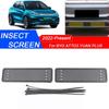 2pcs Car Insect-proof Air Inlet Protection Cover Insert Vent Racing Grill Filter Net Accessory For BYD ATTO 3 YUAN PLUS2022-2025