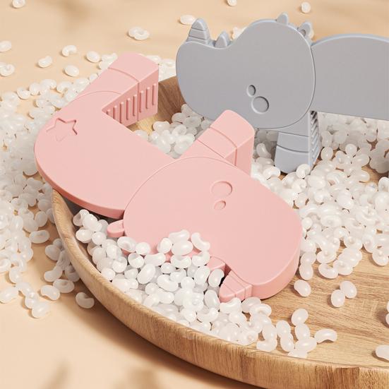 Door Slam Stopper Silicone Door Pinch Guard Animal Shape Door Wedge Door Stopper Prevents Slamming on Heavy Doors for Baby Safety Pet Friendly Home