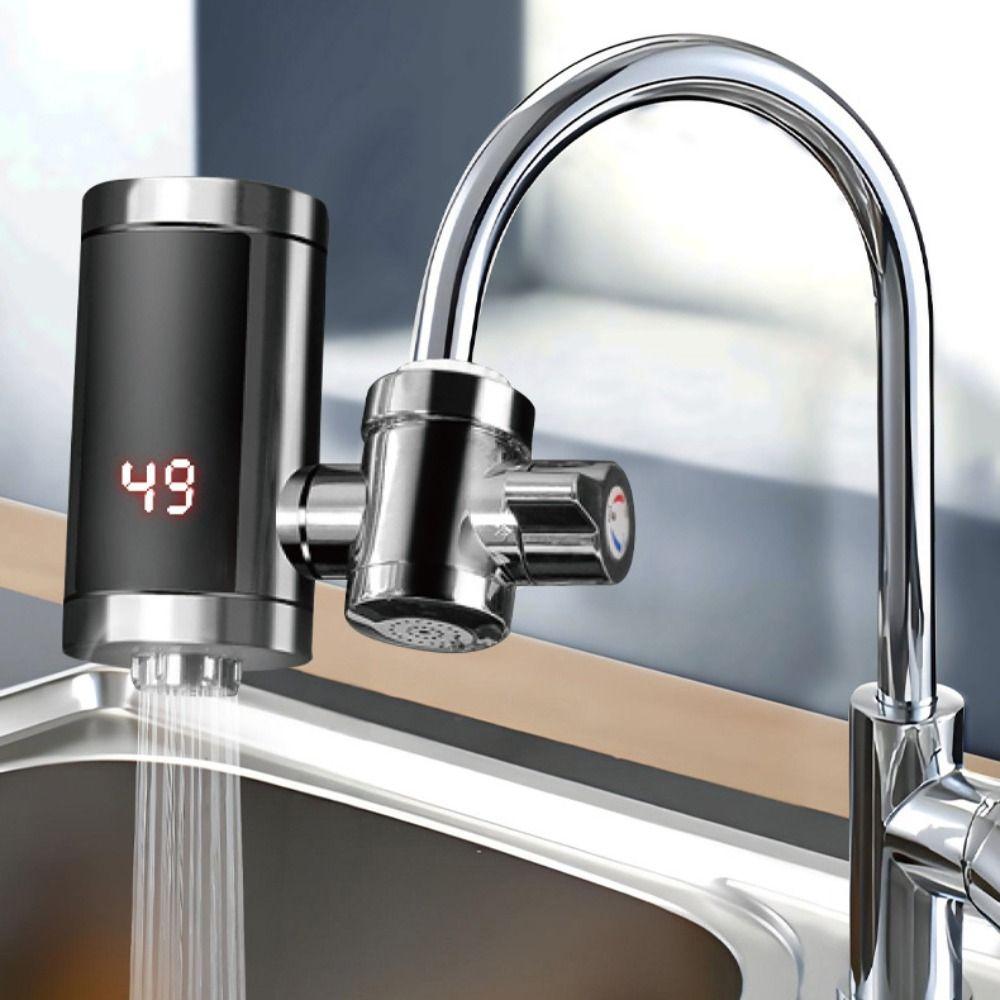 Digital Display Instant Water Heater 3000W Fast Heating Electric Hot Water Tap Kitchen