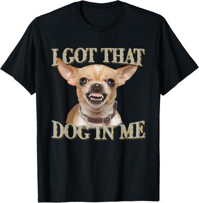 Ich habe diesen Hund in mir Lustiges Hund Chihuahua Liebhaber Männer Frauen T-Shirt Herren Damen T-Shirts Oberteil