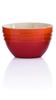 LE CREUSET Stoneware Rice Bowls, 300ml (Small), Rainbow, Heat and Cold Resistant, Microwave and Oven Safe, Pack of 5 [Official Japanese Product]