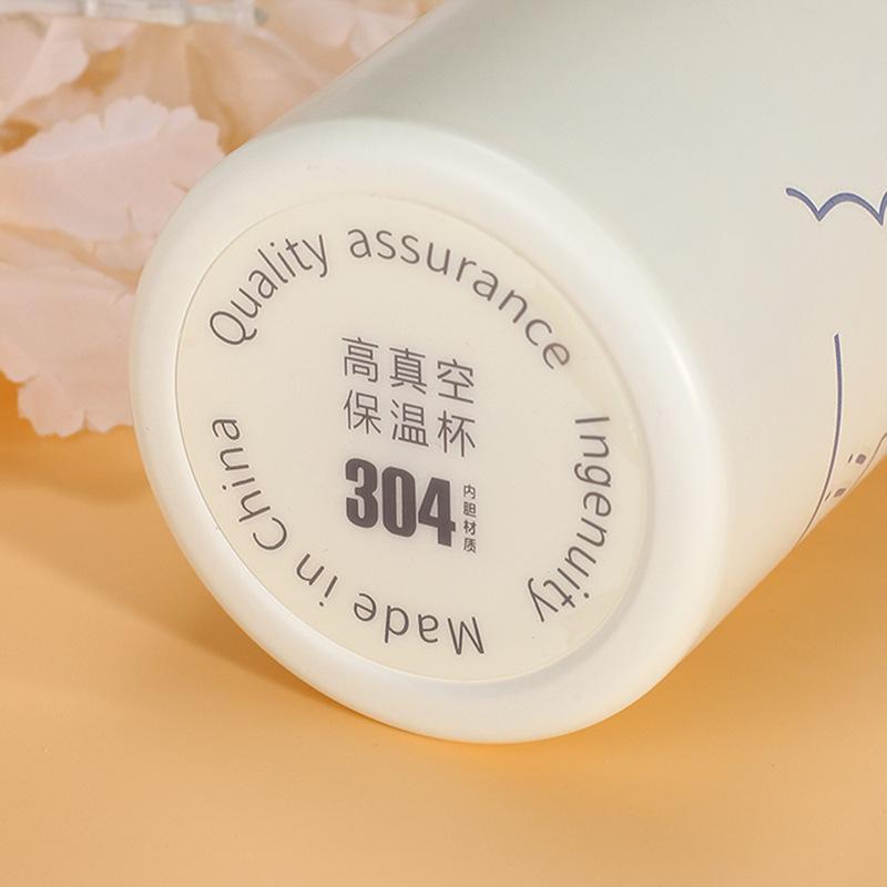 Portable Insulation Cup  500ml Vacuum Flasks Portable Stainless Steel Thermos Cup Water Bottle Travel Tea Mug Office Thermos Cup