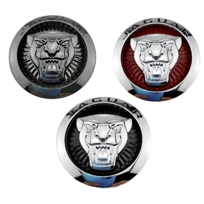 3D ABS Car Front Center Grille Emblem Badge Sticker Decals For Jaguar XF XFL XJ XJL XE XEL XKR XJ6 Fpace Epace Fpace S-Type NN55