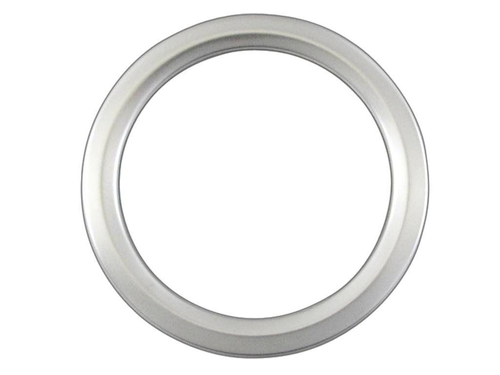 BRIGHTZ Stainless Steel Steering Horn Ring in Satin Silver for Station Wagon S206 compatible with and C220d Station Wagons C-Class [STE-COV-002],