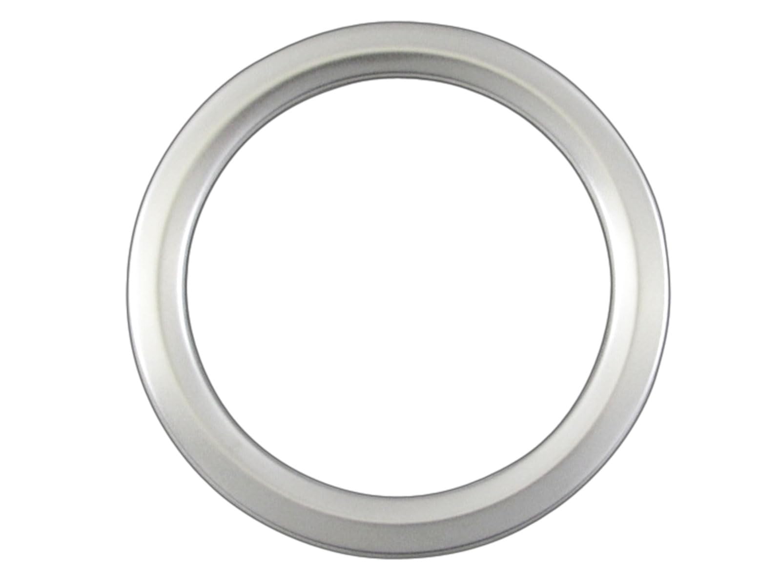 

BRIGHTZ Stainless Steel Steering Horn Ring in Satin Silver for Station Wagon S206 compatible with and C220d Station Wagons C-Class [STE-COV-002],
