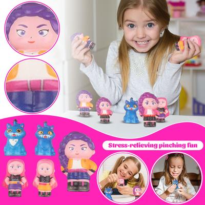 Slow-release, Springy, Squeezing Toys Featuring Anime Characters, Suitable As Gifts For Fans And Stress-relieving Toys.