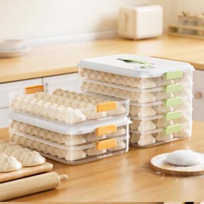 Dumpling Storage Tray: Food-Grade, Freezer-Safe, Quick-Freeze Container for Wontons and Dumplings