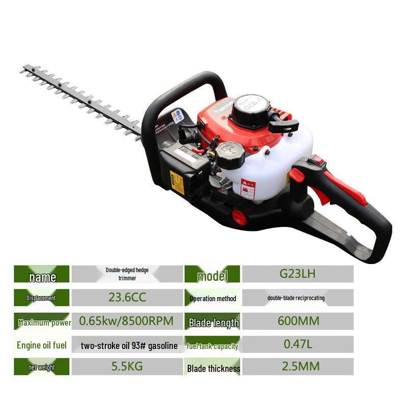 High-Power Two-Stroke Hedge & Tea Trimmer CN plug (adapter included)