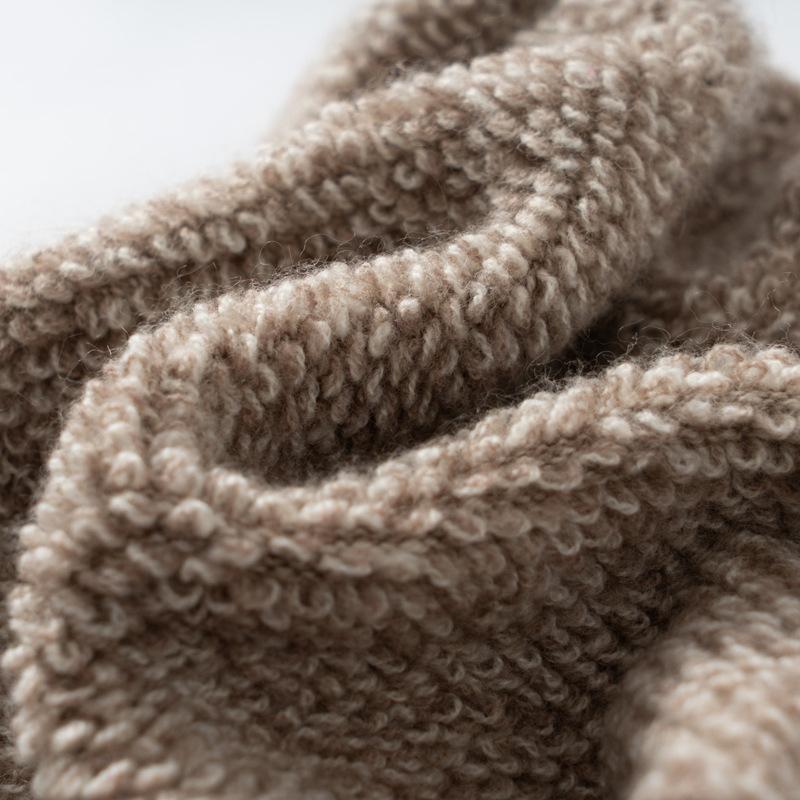 % Cashmere skin-friendly hat thickened men's and women's cold hat autumn and winter warm bag head knitted hat