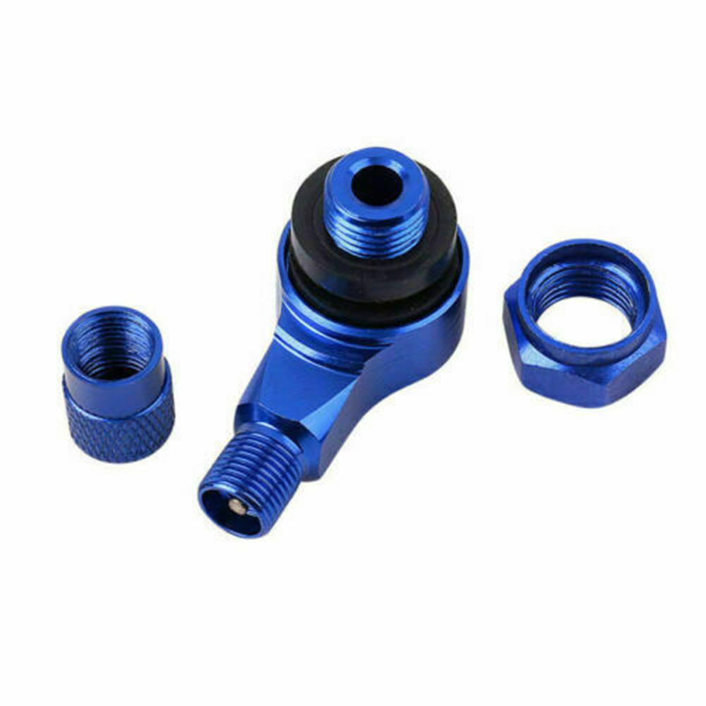 2x CNC Aluminum Alloy Motorcycle 90 Degree Angle Wheel Tire Stem Tubeless Valve