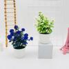Lilac Artificial Plant Pot With Durable Plastic Material For Outdoor Yard And Wedding Decoration