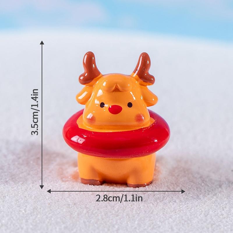 Santa Claus Statues Desk Accessorie Mini Cartoon Xmas Ornament Home Decorations Christmas Decorations 2025 Newa Year Gifts