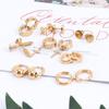 Accessories Geometric Unisex Round Circle Stud Earring Hoop Earrings Jewelry Set Drop Earring