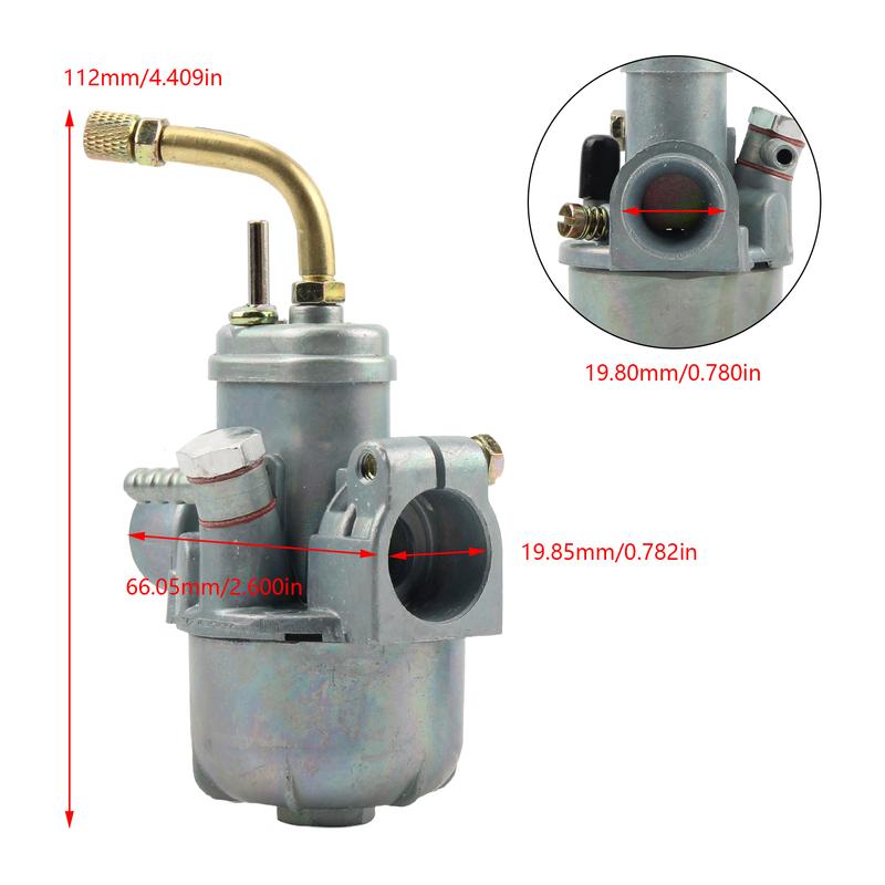 For Puch Maxi Bing Motorcycle Carburetor 12mm 15mm 17mm Carburetor Parts 50cc Mini Motocross Pitbike Scooter Moped Accessories