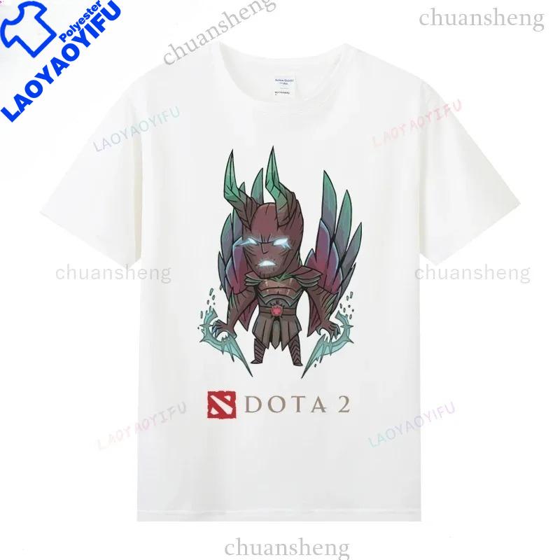Dota 2 Tshirts Game Hero Printed Tshirt Top Shadow Fiend Pudge Axe Slardar Sven Kunkka Timber Unisex Casual Graphic T Shirts