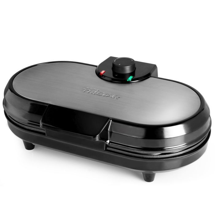 Gaufrier tristar wf-2120 – 10 gaufres à la fois – châssis en acier inoxydable