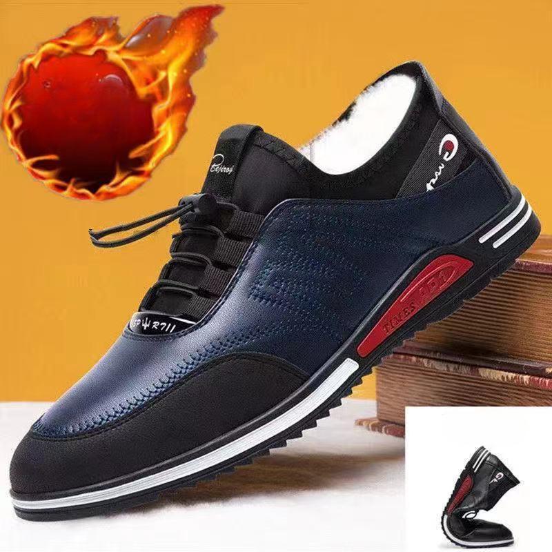 Buty męskie Wiosna Jesień Nowe Modne Miękkie Podeszwy Miękka Powierzchnia Małe Skórzane Buty Męskie Luksusowe Trampki Oddychające Buty Dla Mężczyzn