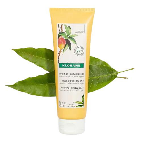 KLORANE Nourshing Dry Hair Leave-in Cream with Mango Butter 125mL (NEW)