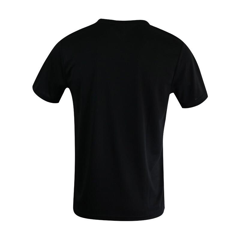 Adidas Round Neck Sports Casual Printed Short Sleeve T-Shirt Men Tops Black ADICTJ-BR