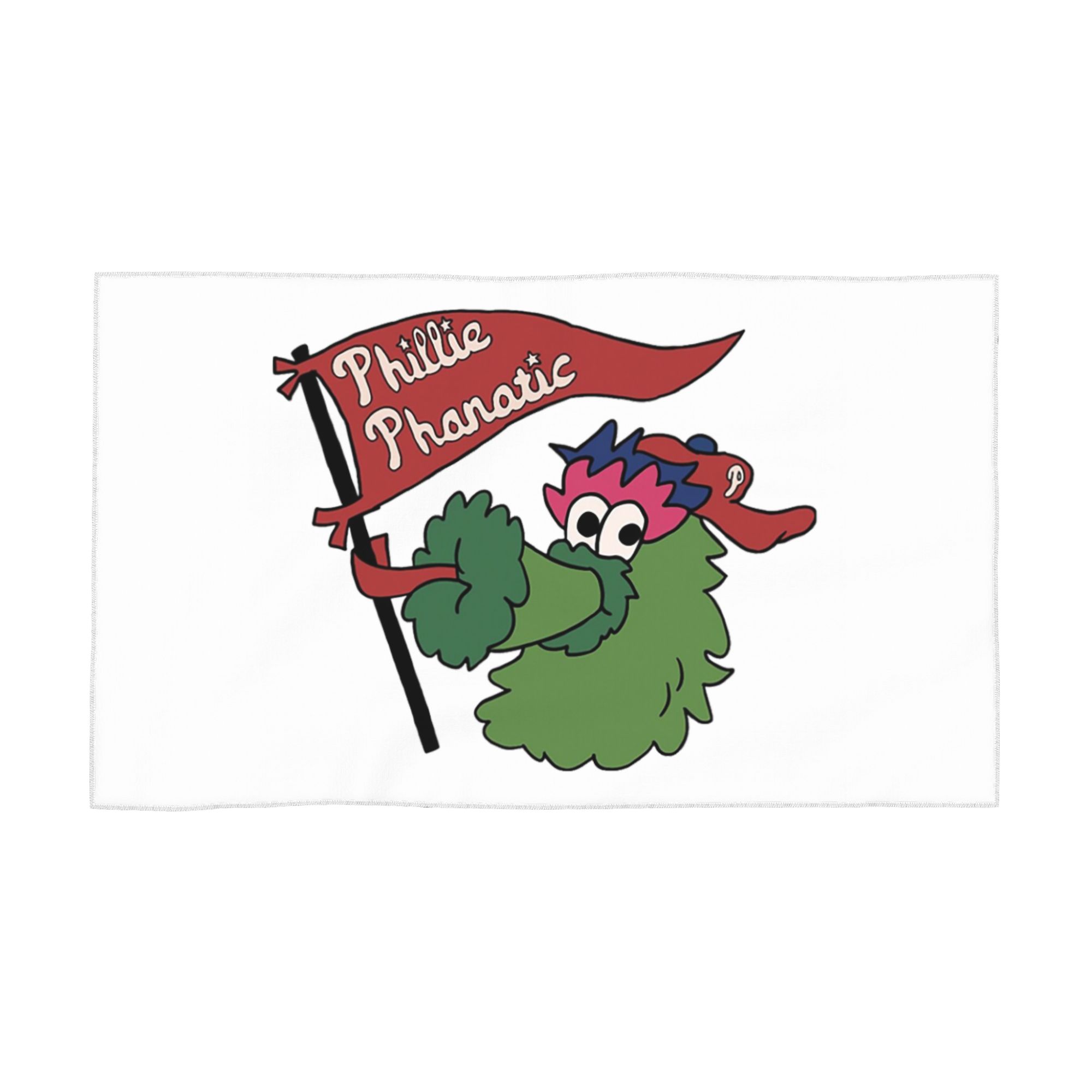 

Phillie Phanatic Soft Face Towel Quick Dry Pool Bath Cotton Towels Absorbent W30*H60(CM)