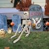 Skeletons Halloween Decorations Posable Skeleton Movable Joint Full Body Realistic Skeleton Spooky Human Bones Halloween