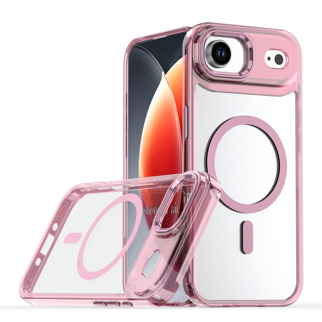 For iPhone 17 air Clear Magnetic Case,Compatible MagSafe Shockproof Slim Protection Cover For iPhone 17 Air PC TPU&just case&iPhone Air