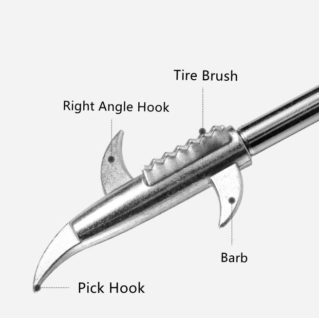 Multi-functional Auto Tire Stone Cleaning Hook Anti Tire Puncture Auto Repair Tool Stone Cleaning Tool Hook Screwdriver