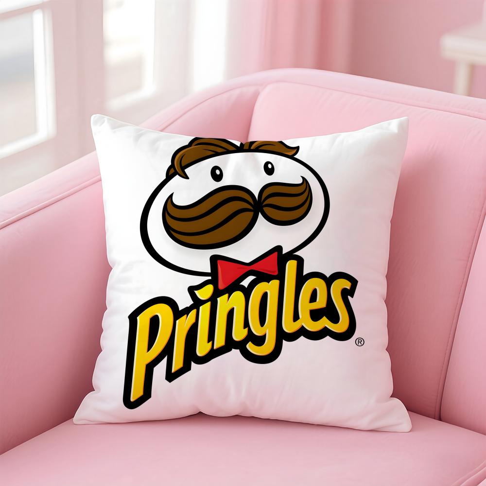 Brand P-PringlesS Cushion Cover Comfortable Reversible Pillow Cover Ideal for Car Sofa Bedroom & Beyond