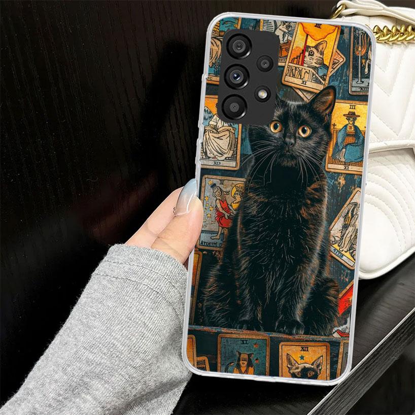 Hexen Tarot Kartenhülle für Samsung Galaxy A52 A42 A32 A22 A12 A51 A50 A02S Handyhülle A41 A31 A21S A40 A30S A20E A10S A71