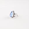 Tanzanite Gemstone 925 Sterling Silver Jewelry Handmade Blue Stone Ring For Her RR-57-4