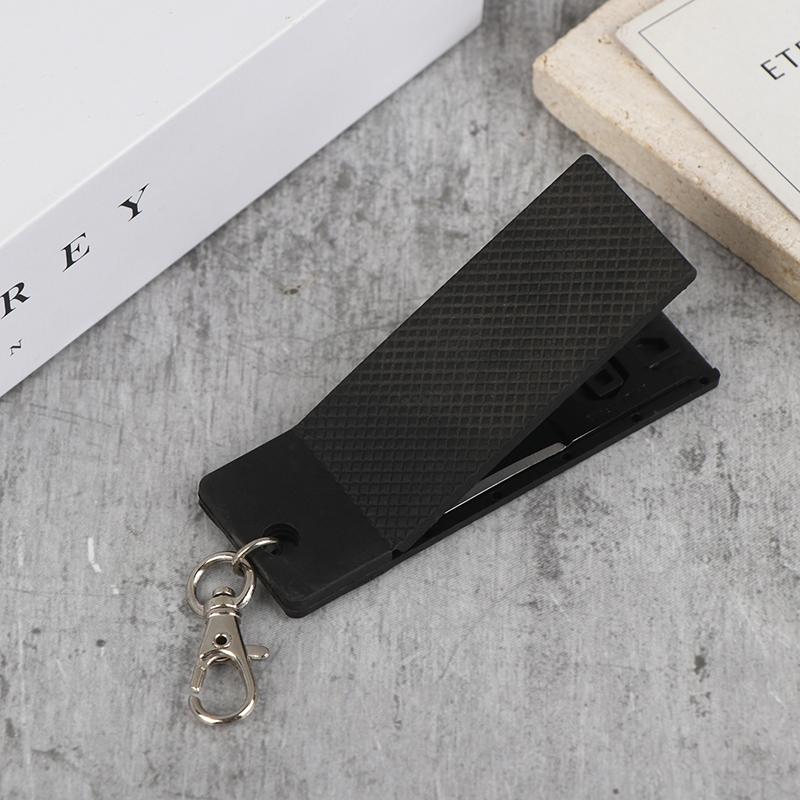 7-in-1 Multitool Schlüsselanhänger Taschenwerkzeug EDC Outdoor Camping Flaschenöffner Gezackter Schaber Messer Überlebensklinge Ausrüstungskarte Gadget