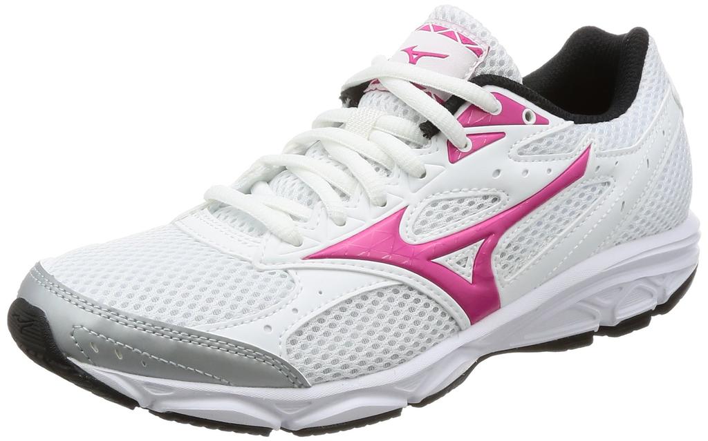 Mizuno Maximizer 20 Women's Running Shoes, White and Pink, Size 23.0 Cm, 3E