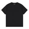 Double-sided Cool Feeling Anti-wrinkle Three-pin Solid Color Shoulder-fall Base Short-sleeved T-shirt for Men and Women