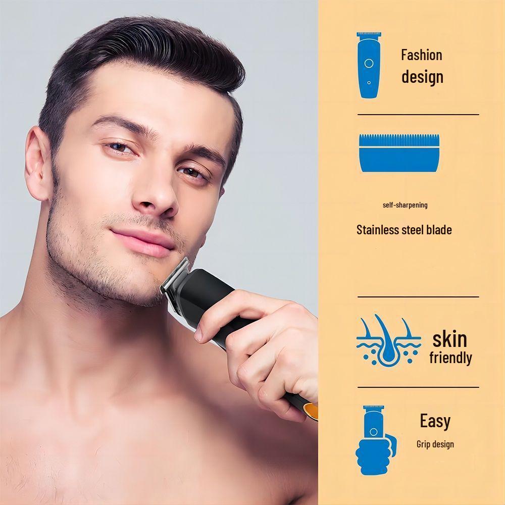 Men's Rechargeable Professional Hair Trimmer & Clipper for Salon-Quality Styling