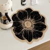 Flower Placemat Dining Table Heat Insulation Mat Absorbent Diatomaceous Earth Decorative Flower Mat for Kitchen Countertop Coffee Table
