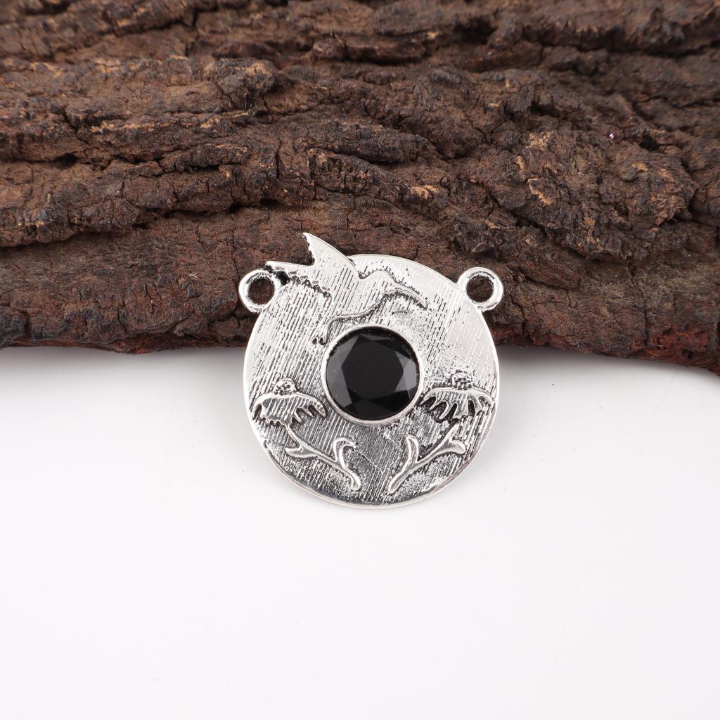 Black Onyx Jewelry, 925 Solid Sterling Silver Pendant Handmade Gemstone Jewelry, Gifts For Wife Brand New Pendant