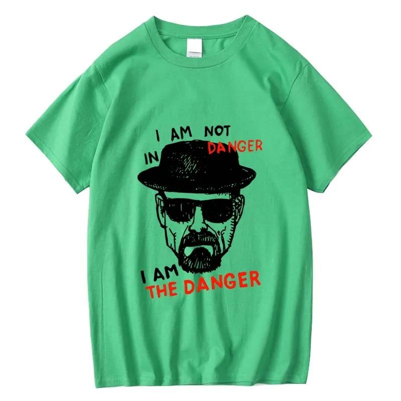 Men's T-shirt Short Sleeve Breaking Bad Men T-shirt Casual Heisenberg Print Summer Tshirt Cool T-shirt Male Men Tops