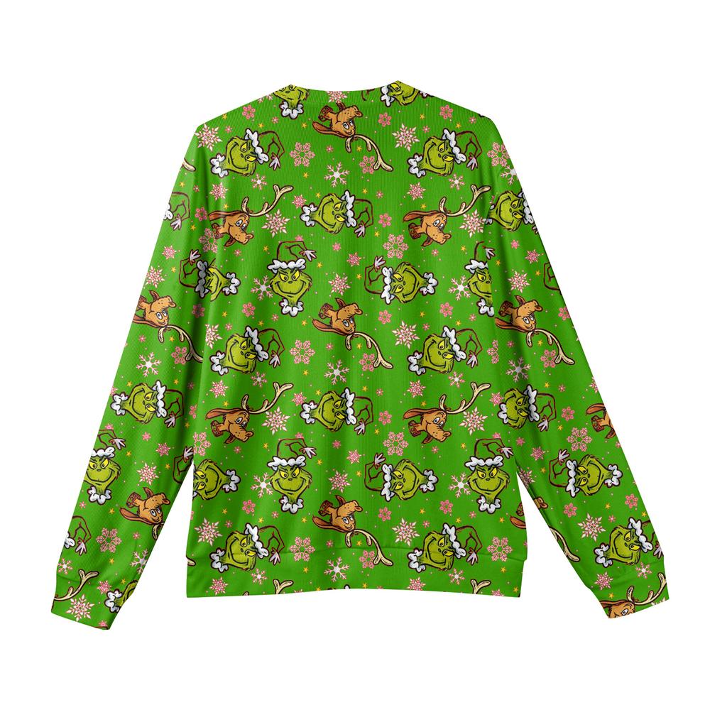 Herren V-Ausschnitt Langarm Rippstrick Pullover