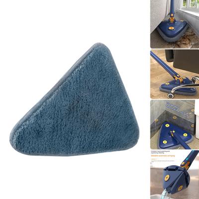 Mop Cloth Strong Decontamination Deep Cleaning Superfine Fiber Imitation Hand Twist Triangle Mop Head Pad