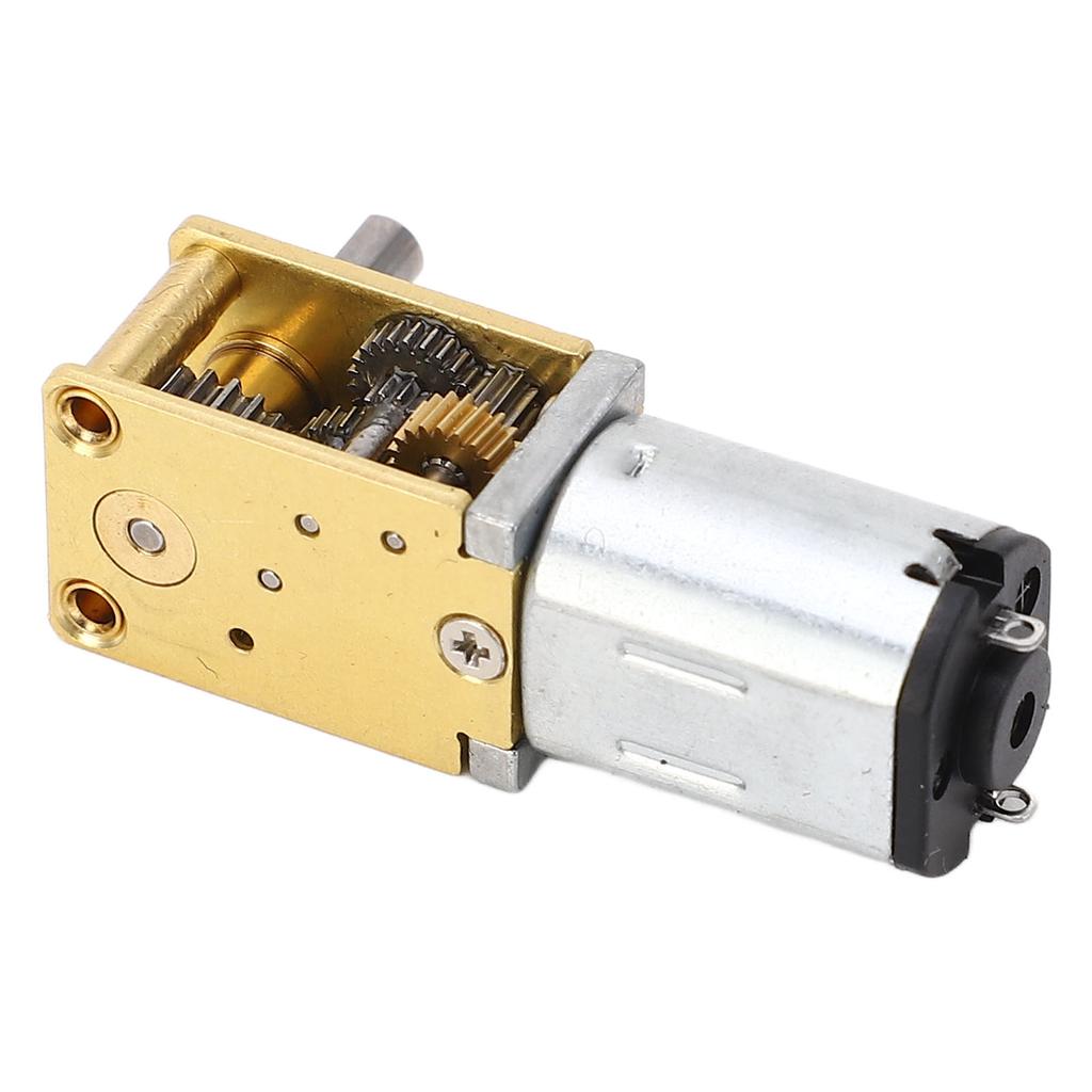 DC6V Einwellen-Schneckengetriebemotor mit Befestigungsfuß Mikro-DC-Getriebebürsten-Drehzahlreduktionsmotor 190 U/min(1:42 Reduktion