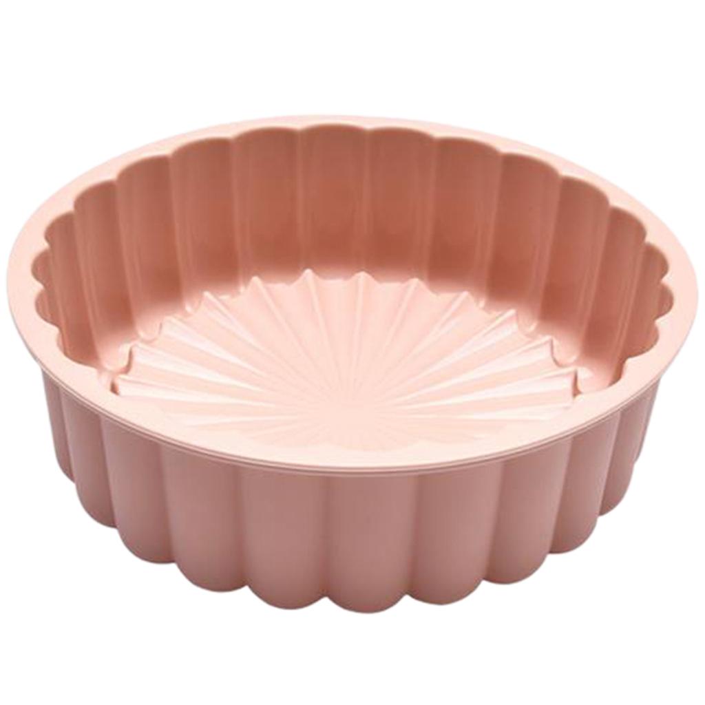 Silicone Round Cake Stencil Petal Shape Design Cake Flan Cake Tins For Baking