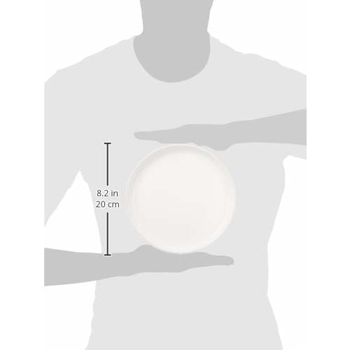 tak Kids' Dish Plate, Standard, Gray, 20 x 20 x 2.6 cm, JTN-0100-GY