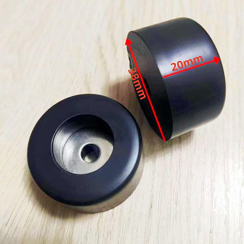 

4PCS Stable Cabinets Rubber Feet Damper Pad Base 4pcs Durable Black 38X20mm Large Case Speaker