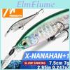 Xnanahan1 Minnow Jerk 75mm Meredith 7g 1pc Slow Sinking Maxdepth 24m Pike Bass Nanahan