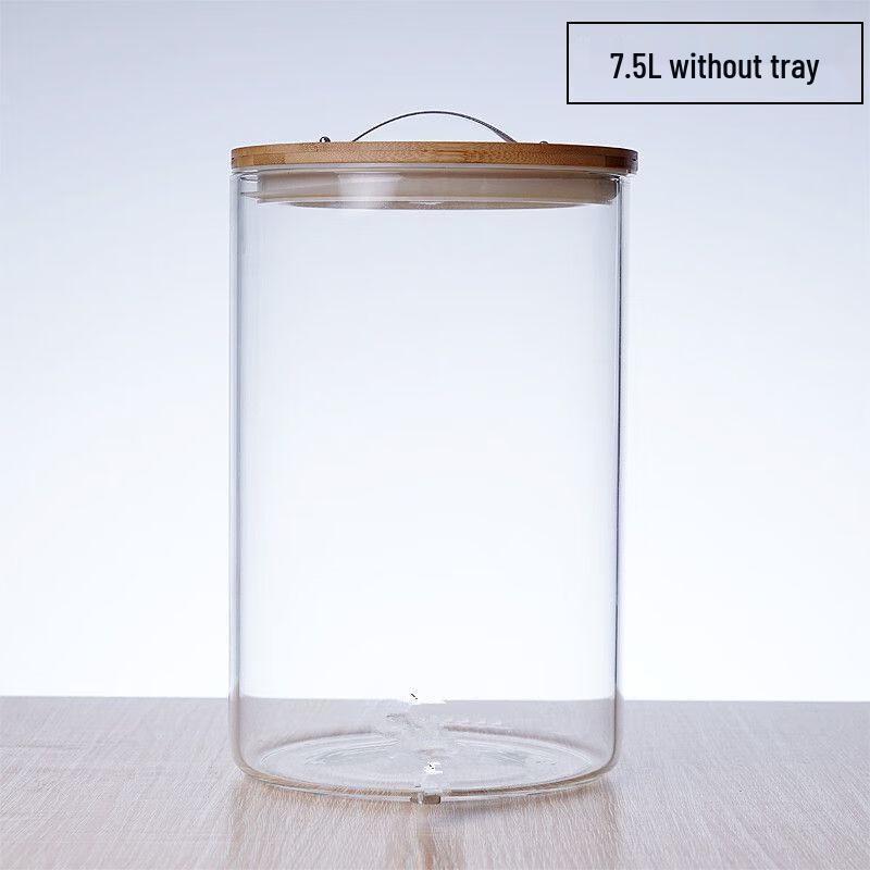 Large Glass Beverage Dispenser with Faucet