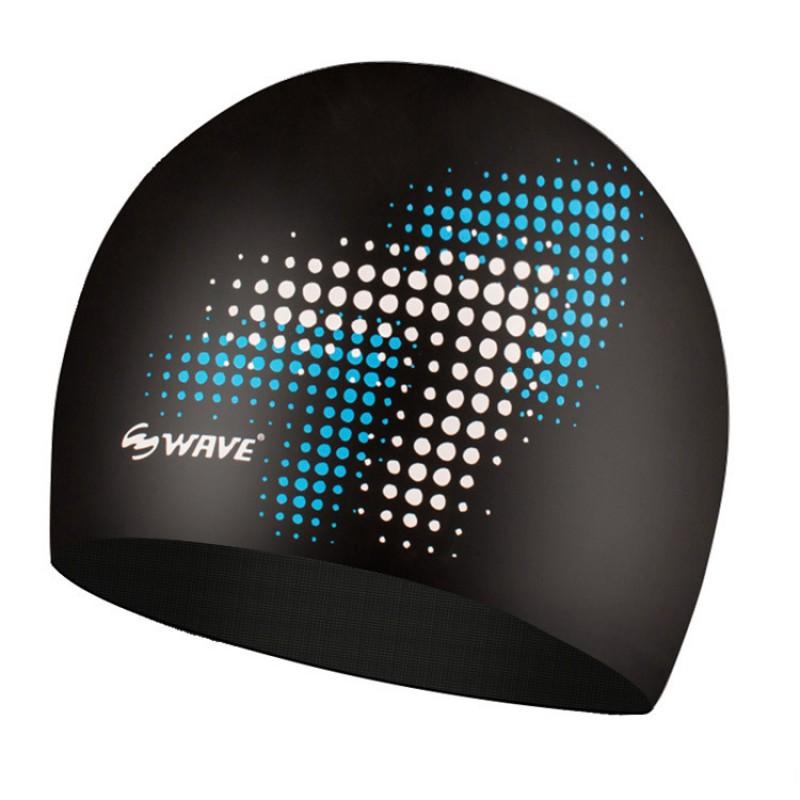 

Long Hair Swimming Cap Solid Color Enlarged Adult Print Waterproof Care Silicone Men Women