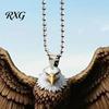 Versatile Hanging Ornament for Vehicles Eagle Acrylic Car Ornament, 2D Flat Personalized Mirror Charm Rearview Decor, Lightweight Auto Interior