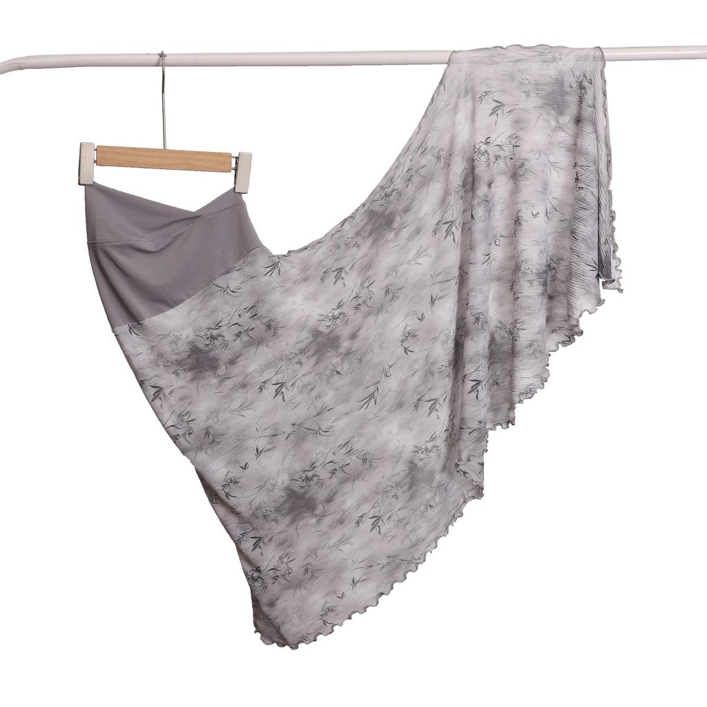 Vintage Mesh Ruched Snood: Elastic Headscarf & Wrap