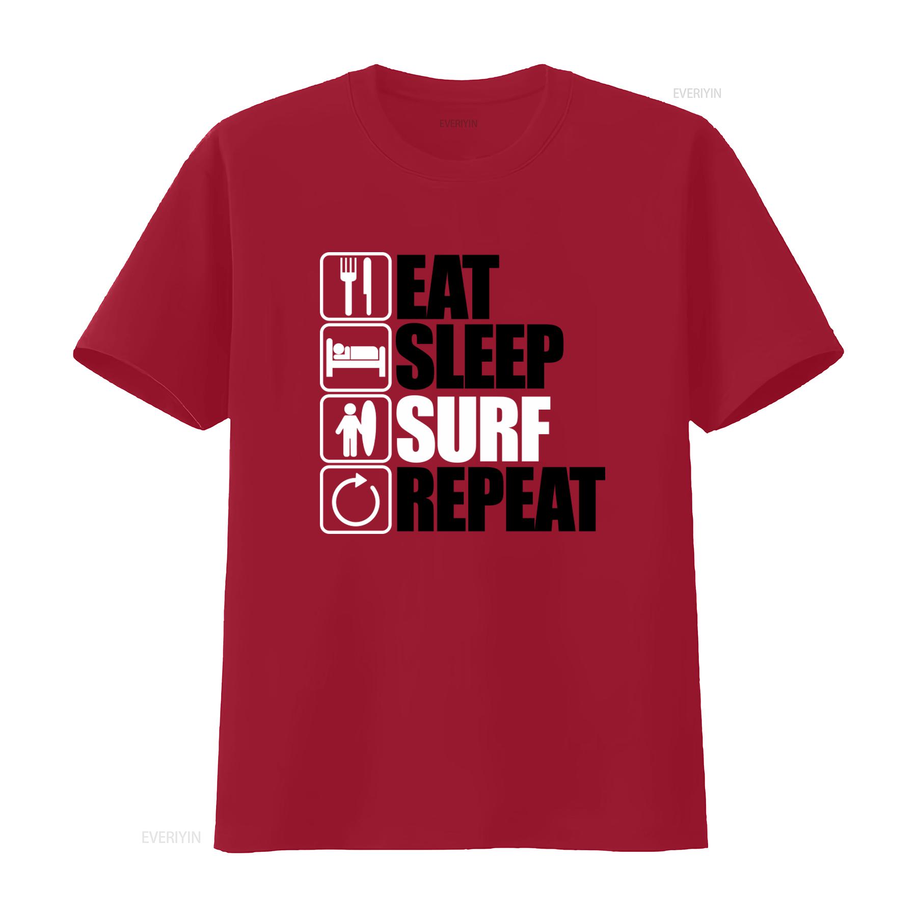 

Eat Sleep Repeat T Shirt for Casual Streetwear vintage Washed homme streetwear Slightly Comfortable Top For Everyday Wear S