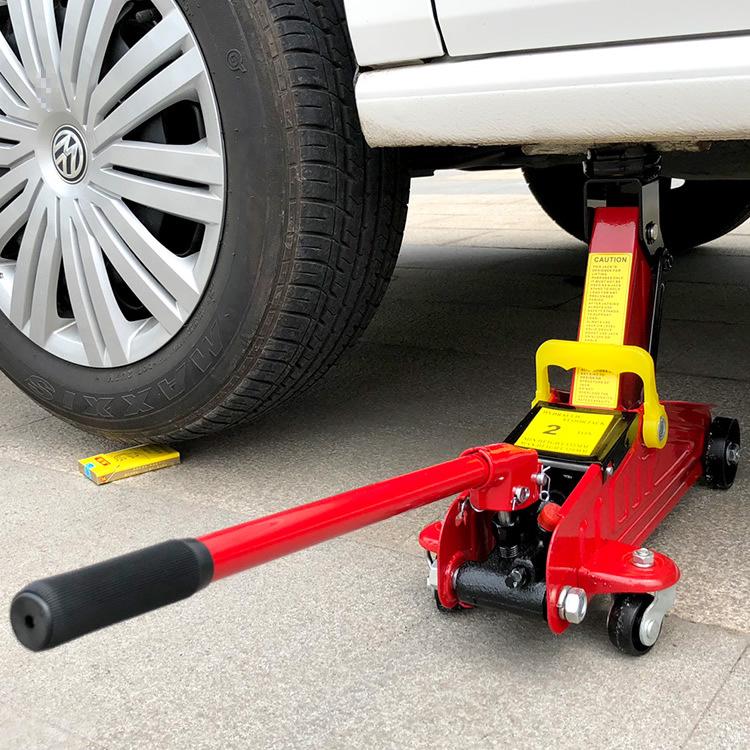 2 Ton Horizontal Hydraulic Car Jack for Tire Changes & Repairs